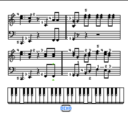 Miracle Piano Teaching System, The (USA) In game screenshot